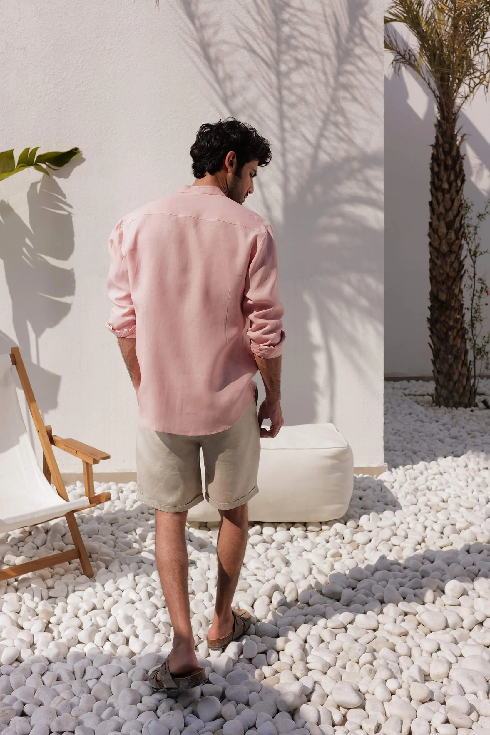 Rome Shirt - Man (DUSTY PINK)