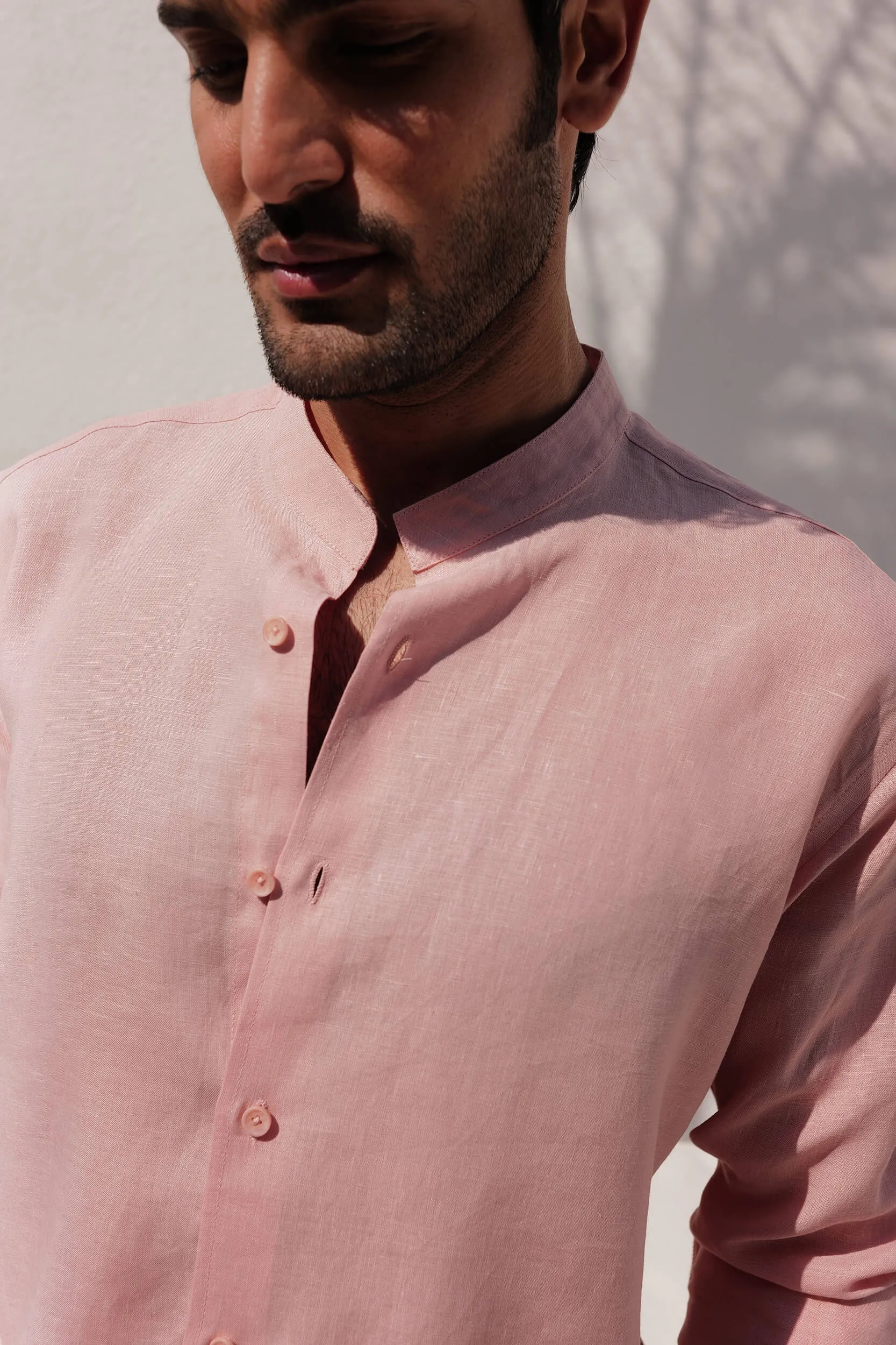 Rome Shirt - Man (DUSTY PINK)
