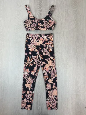 Running Bare Womens Sports Bra & Legging Set Size 8-10