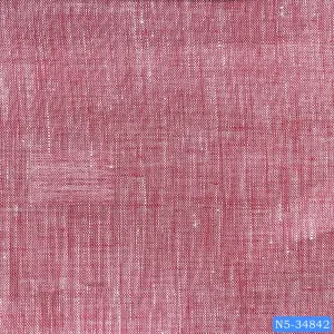 Rust Red Plain Linen Shirt