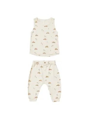 Rylee & Cru Surf Buggy Set Ivory