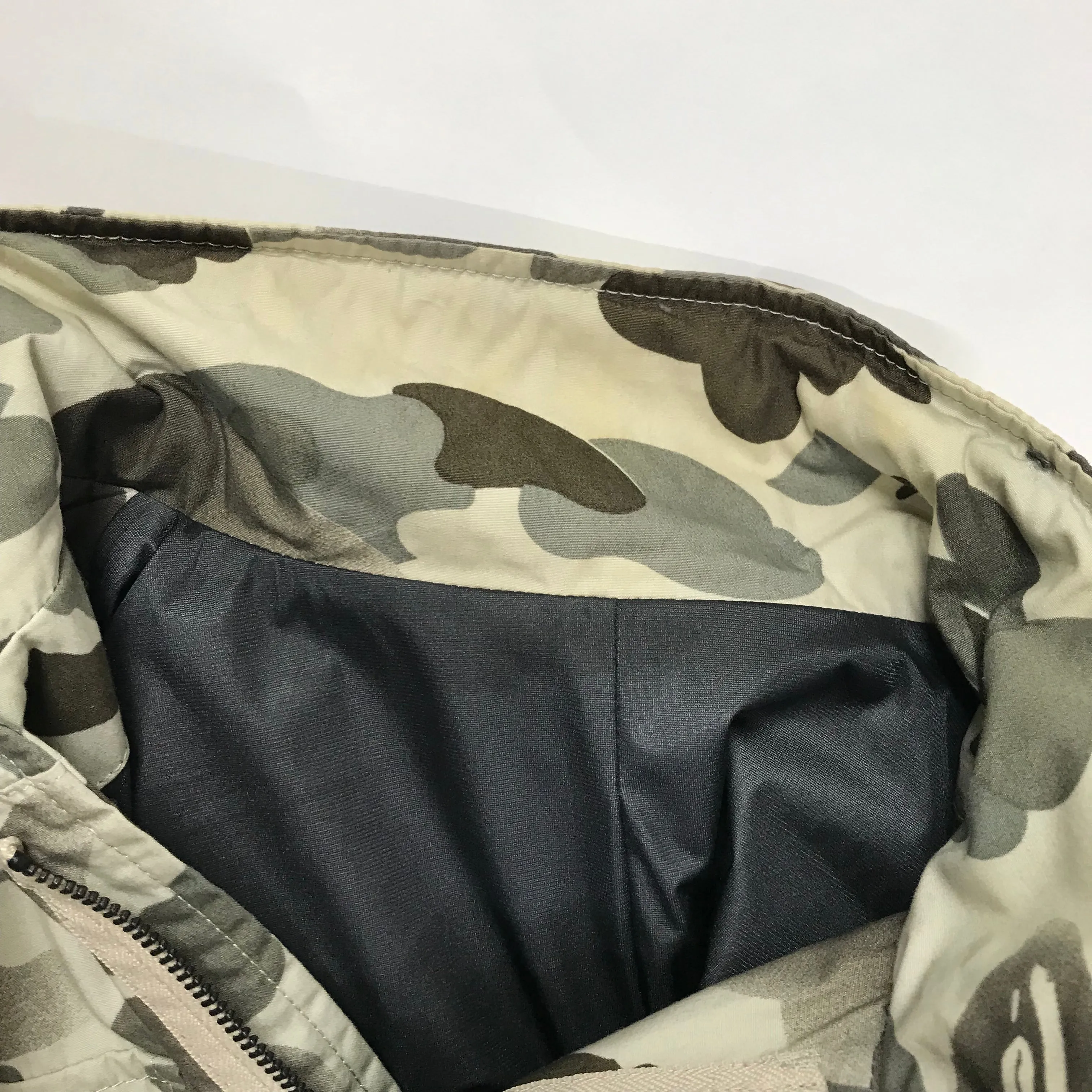 [S] A Bathing Ape Bape Gore Windstopper Camo M-65 Jacket