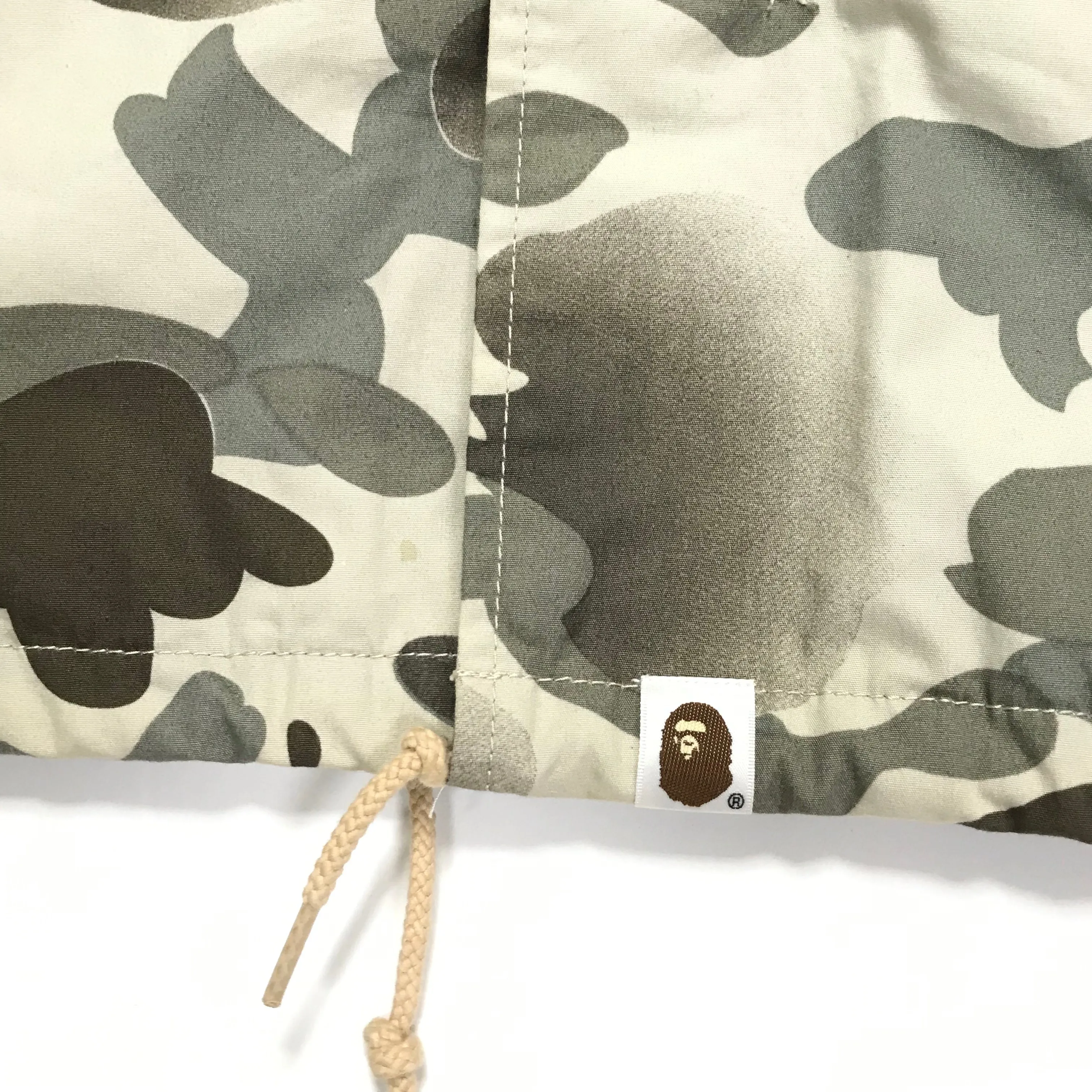 [S] A Bathing Ape Bape Gore Windstopper Camo M-65 Jacket