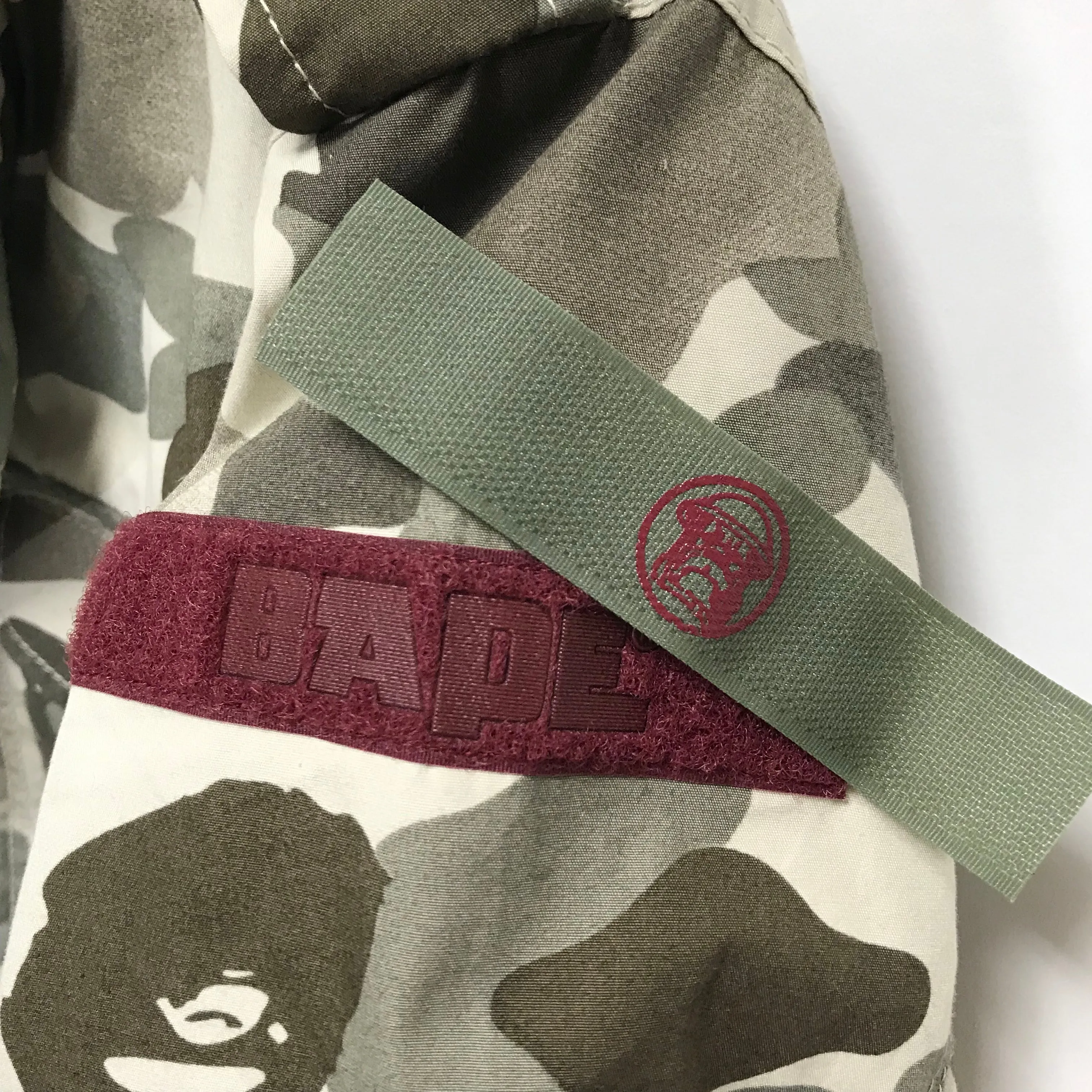 [S] A Bathing Ape Bape Gore Windstopper Camo M-65 Jacket