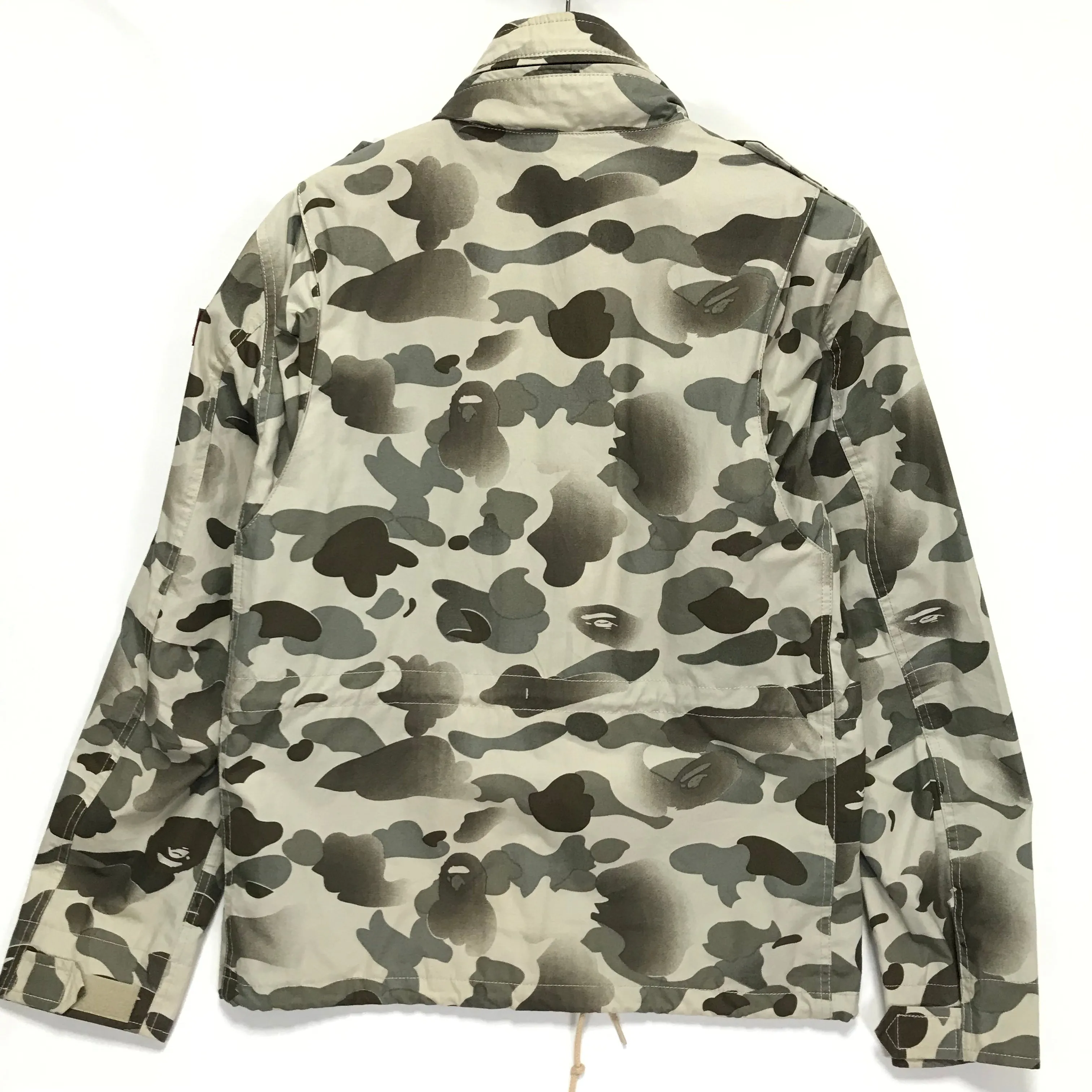 [S] A Bathing Ape Bape Gore Windstopper Camo M-65 Jacket