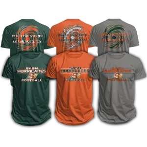 SASH FOOTBALL SPIRIT SHIRT BUNDLE