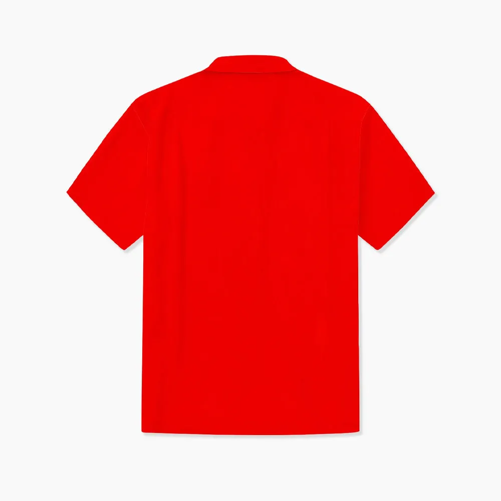 Saxophone Music Large Size Cotton and Linen Short Sleeve Shirt