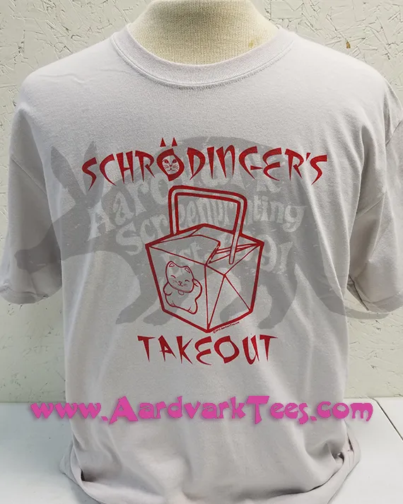 Science Humor Tee - Schrodinger's Takeout