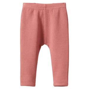 Selby Waffle Pants - Rose Clay