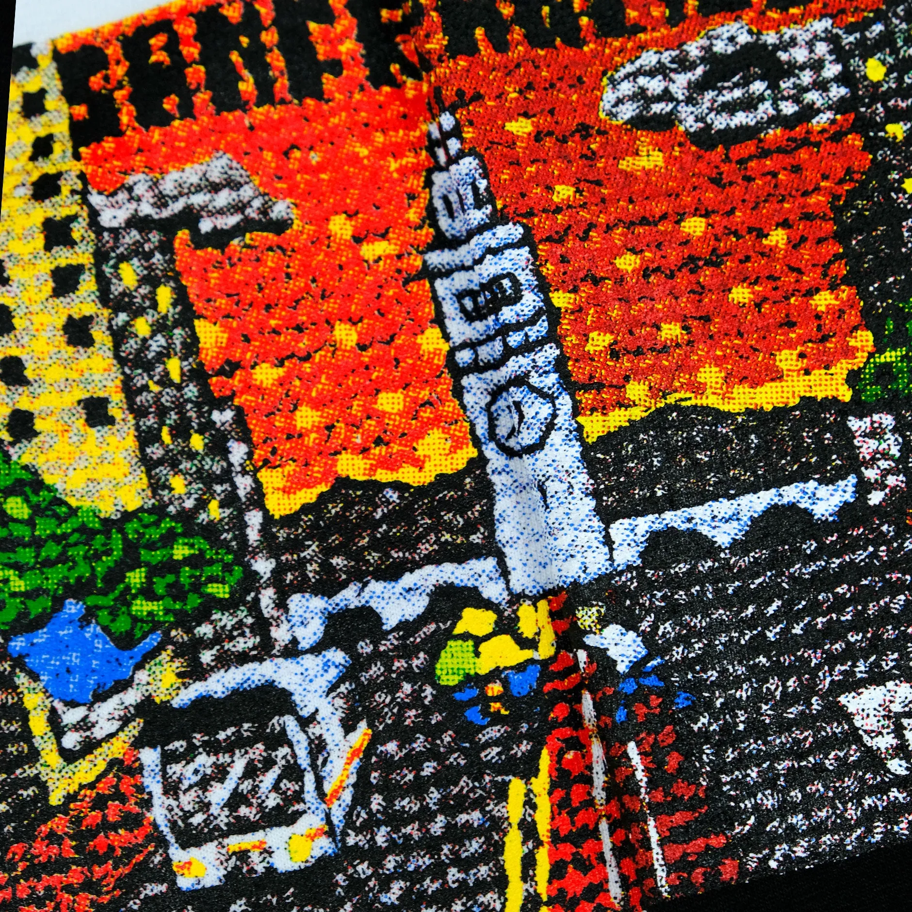 S.F. POSTCARD TEE - BLACK