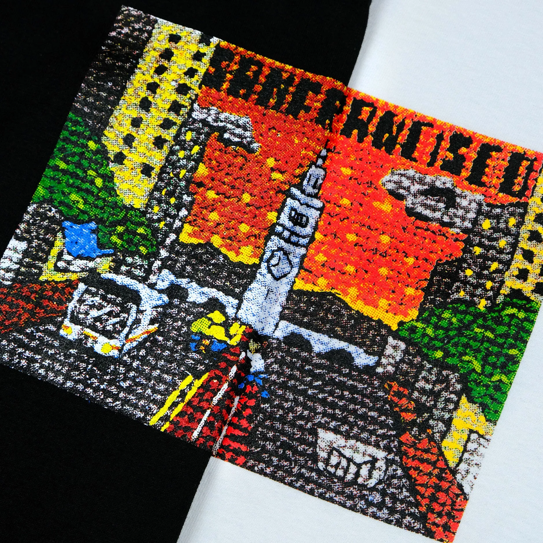 S.F. POSTCARD TEE - BLACK