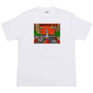 S.F. POSTCARD TEE - WHITE