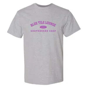 Shop T-Shirt Collegiate Sport (Grey/Purple)