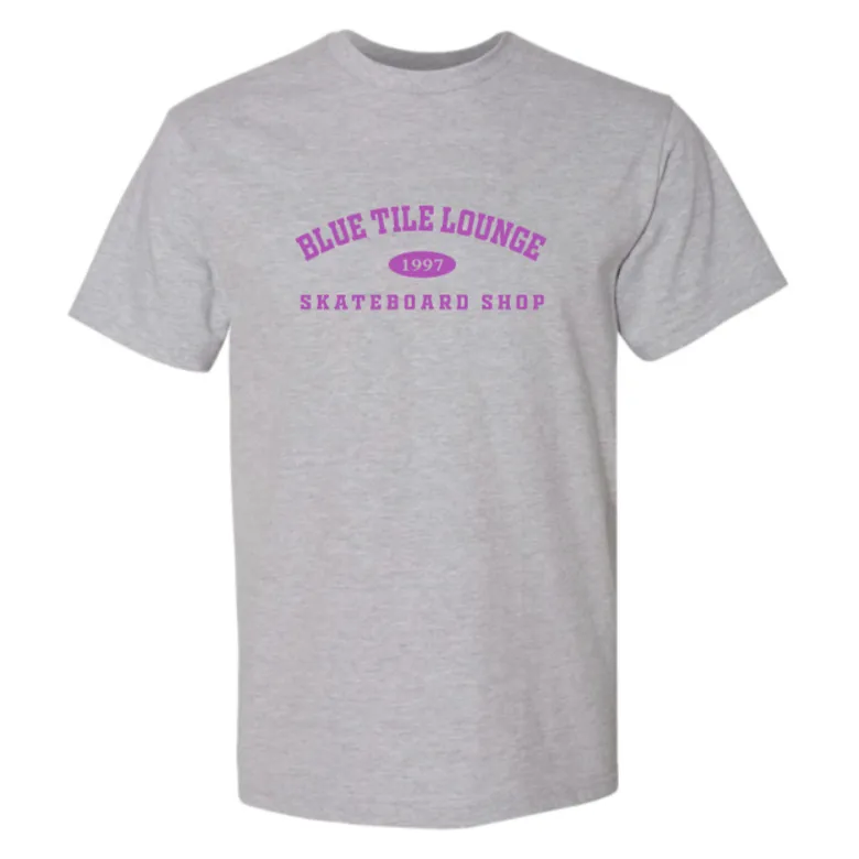 Shop T-Shirt Collegiate Sport (Grey/Purple)