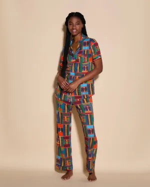 Short Sleeve Top & Pant Pajama Set