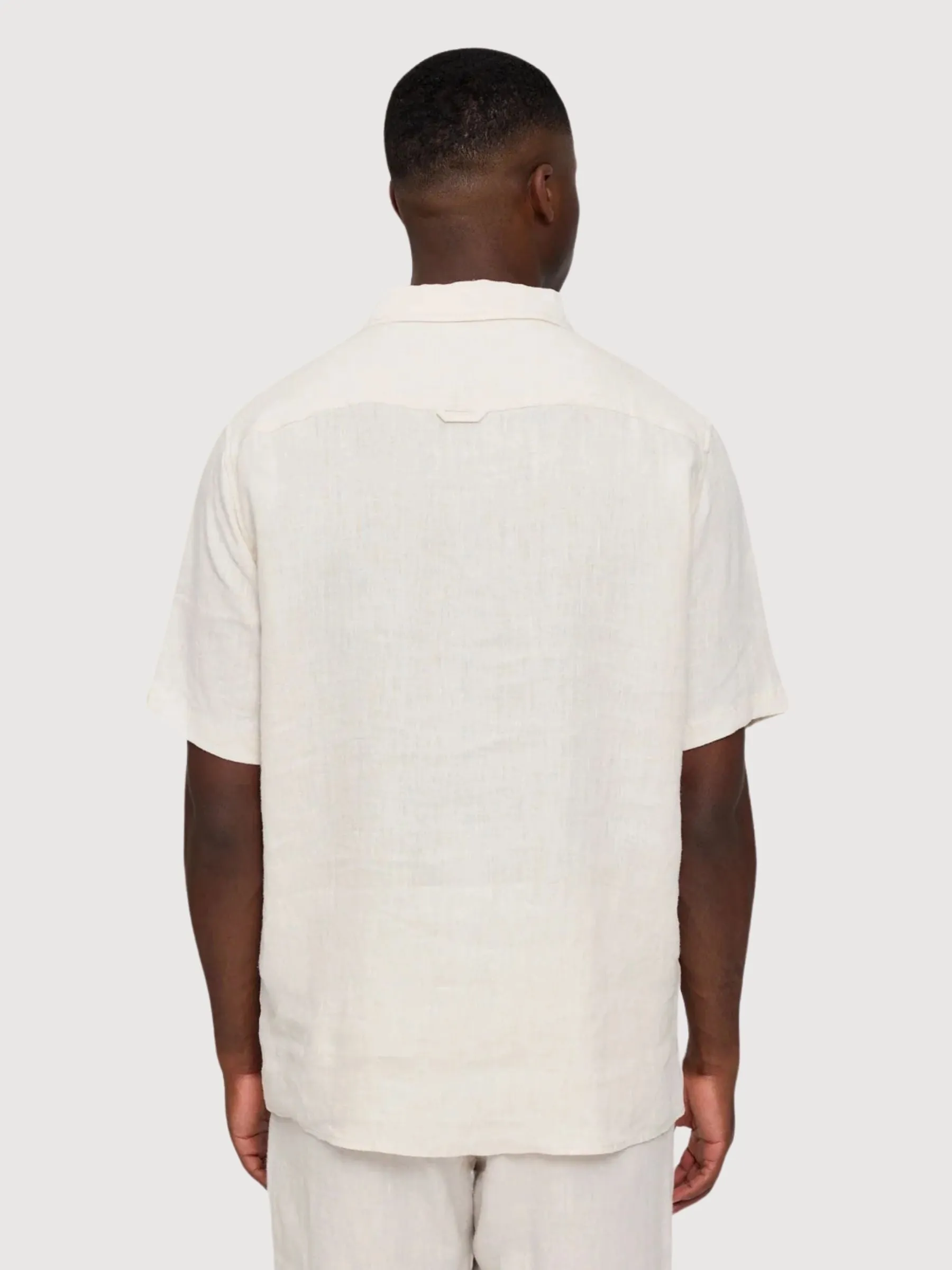 Shortsleeve Linen Shirt Moon | Mazine