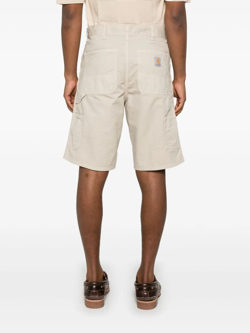 Single knee cotton shorts