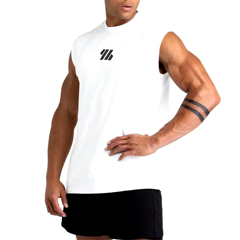Sleeveless Sports Tank Top Quick-Drying Mesh Fitness Running