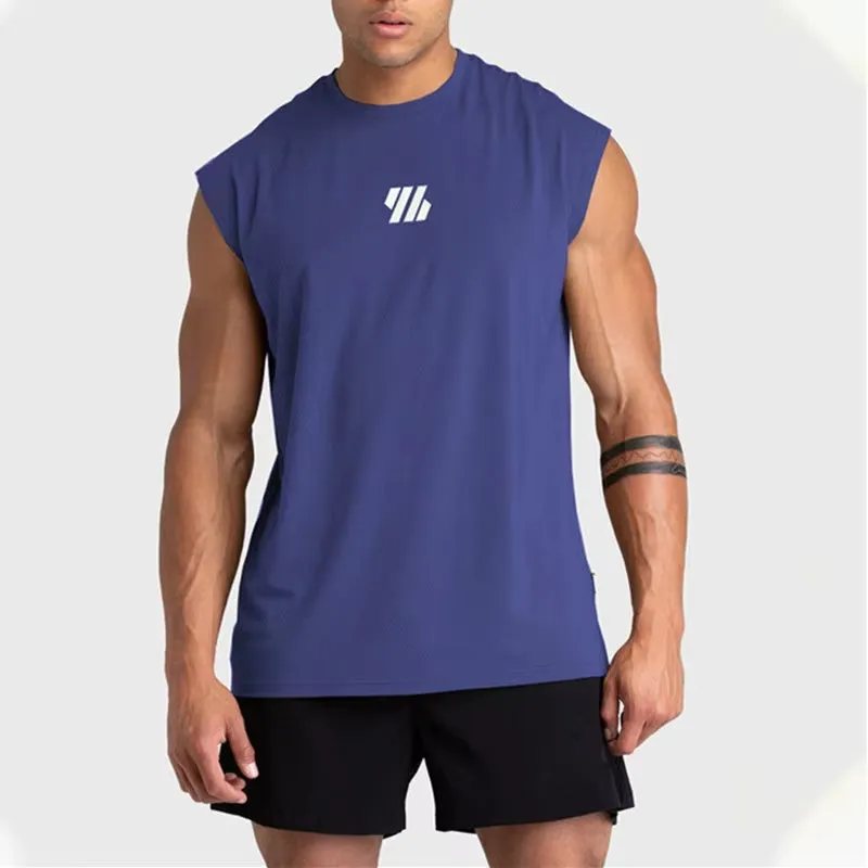 Sleeveless Sports Tank Top Quick-Drying Mesh Fitness Running