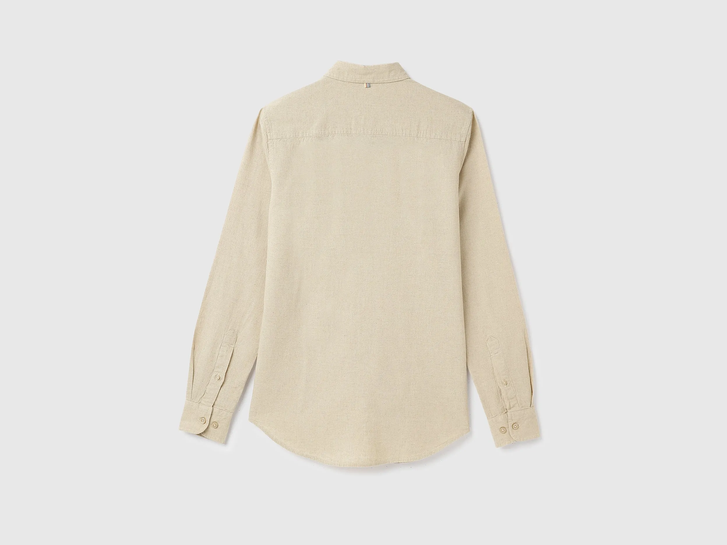 Slim Fit Spread Collar Solid Shirts