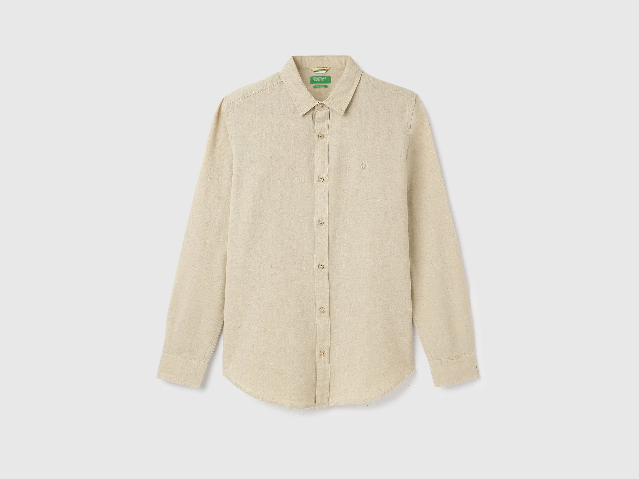 Slim Fit Spread Collar Solid Shirts