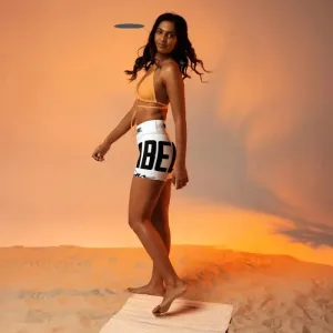 Snake Yoga Shorts: High Waist Four-Way Stretch Comfort - On-Demand Sustainable Design