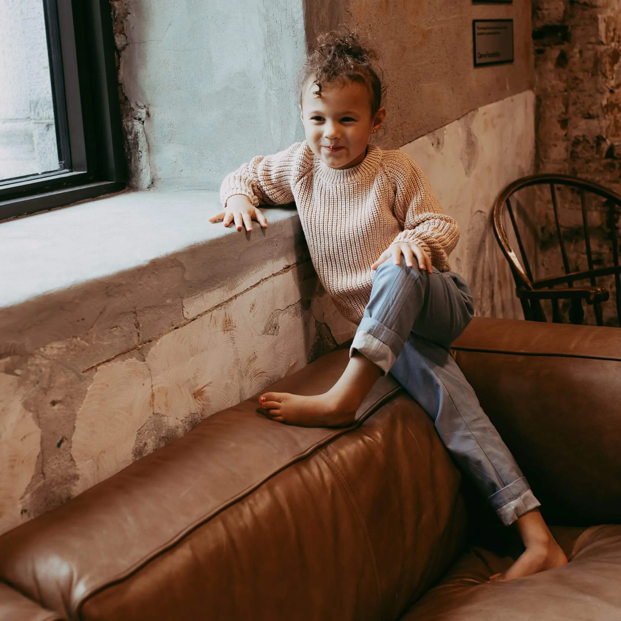 Soft Denim Pants