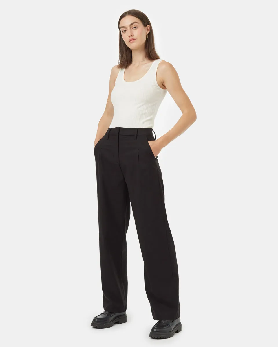 Soft EcoTwill Pleat Front Pant