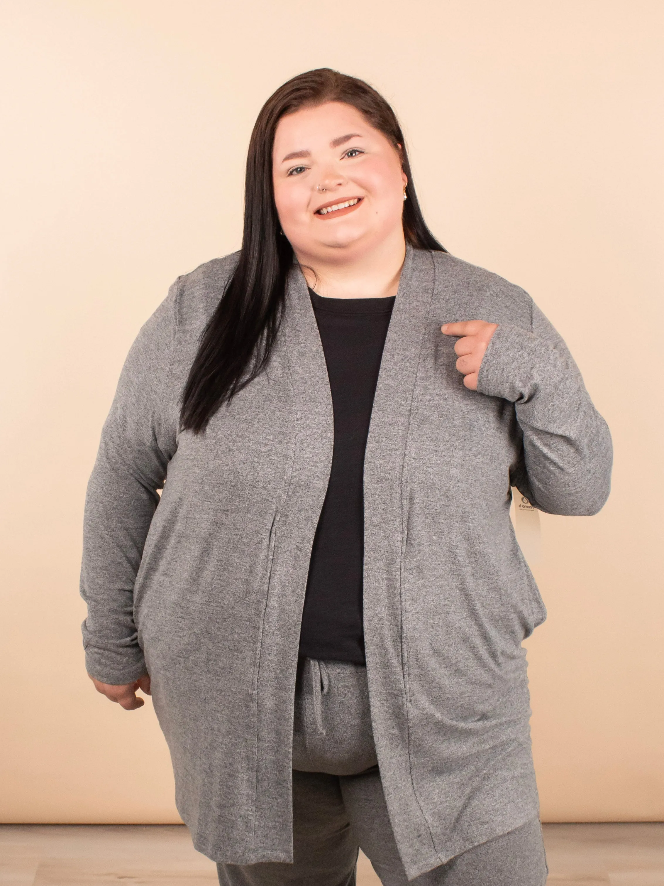 Soft Strides Cardigan in Grey [part of set]