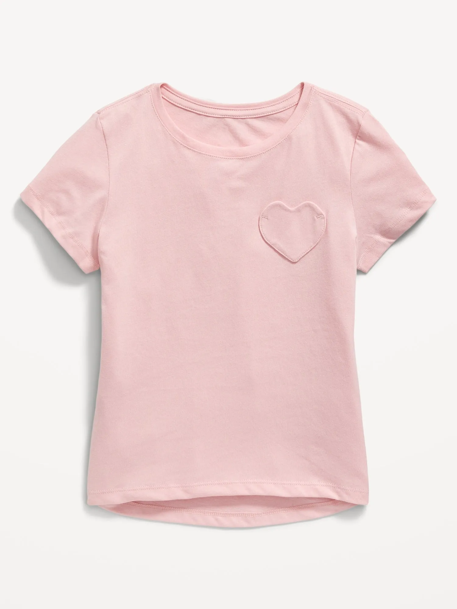 Softest Heart-Pocket T-Shirt for Girls