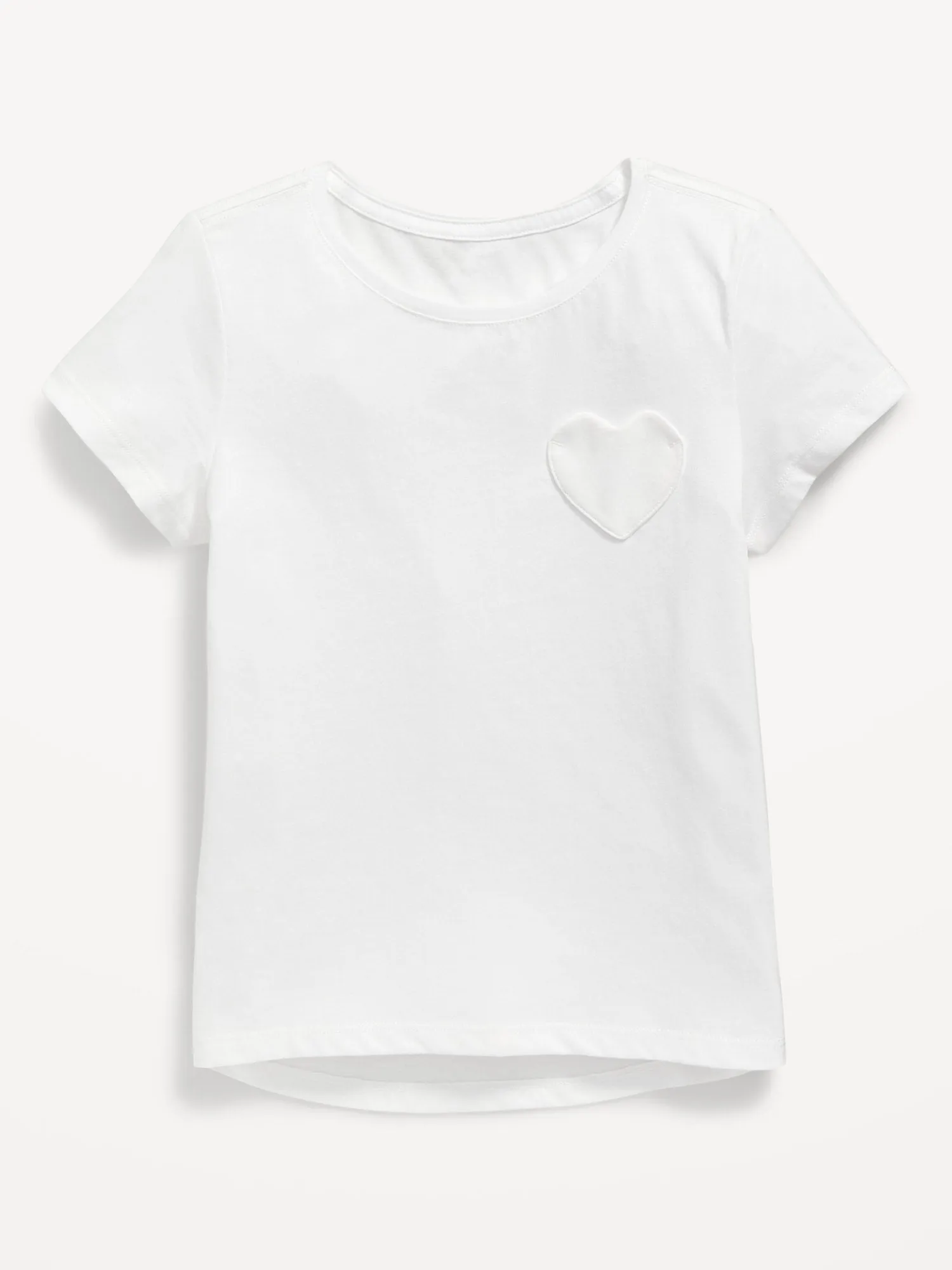 Softest Heart-Pocket T-Shirt for Girls