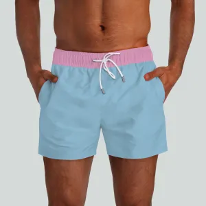 South Beach Light Blue Swim Shorts