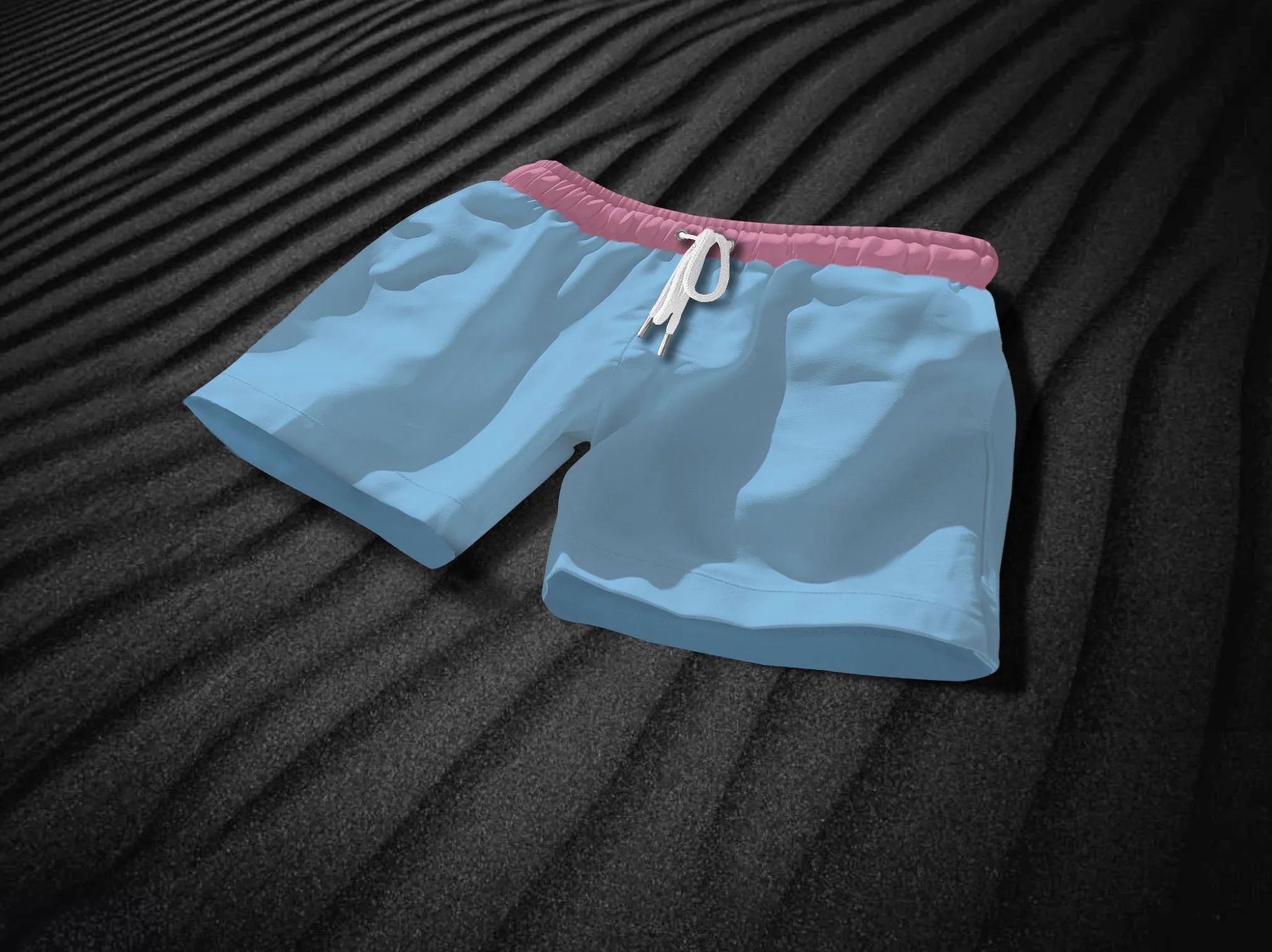 South Beach Light Blue Swim Shorts