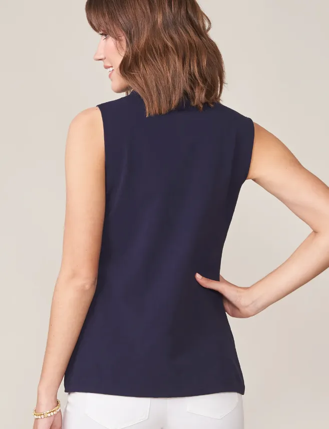 Spartina 449 Serena Half-Zip Top Navy