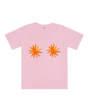 Star Boobies Pink Tee