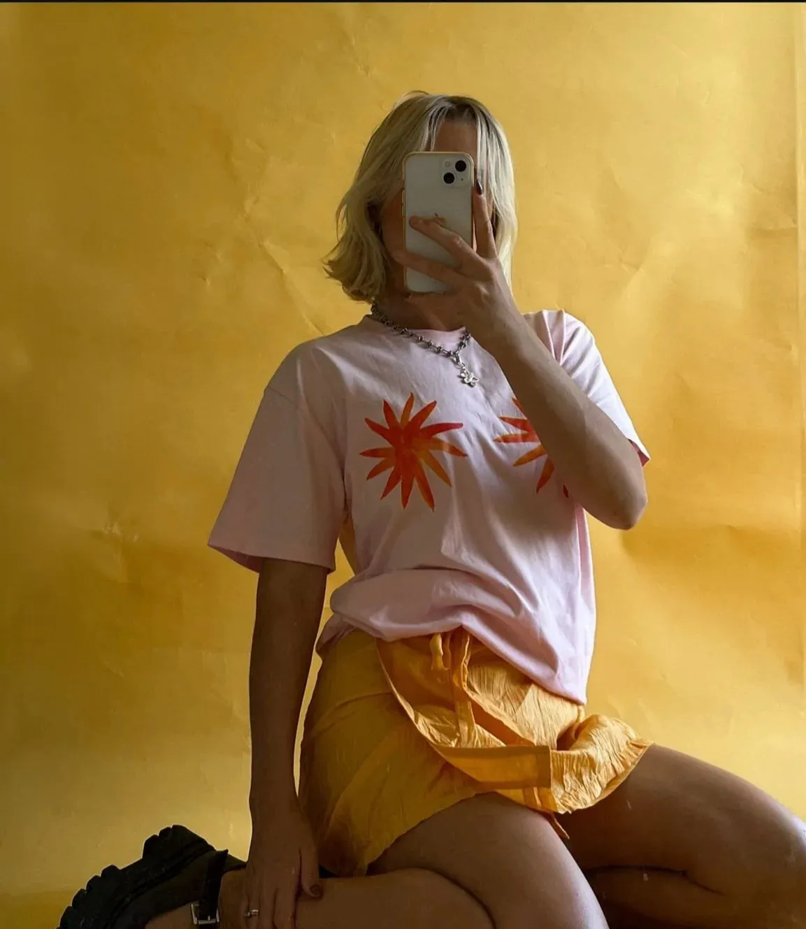 Star Boobies Pink Tee