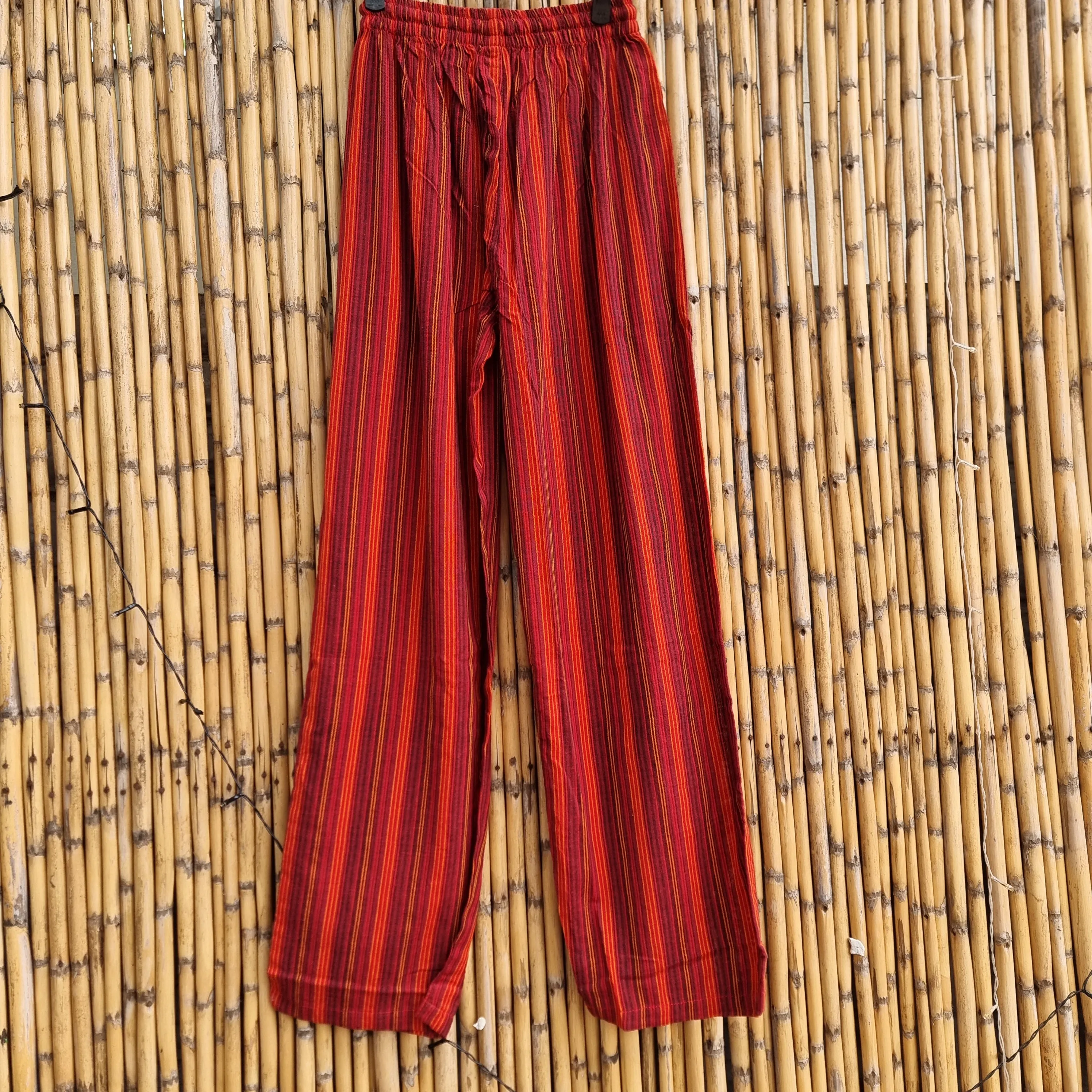 Striped Cotton Pants