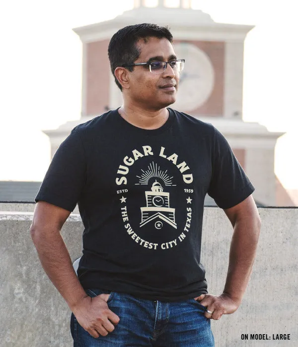 Sugar Land Badge Tee - Black