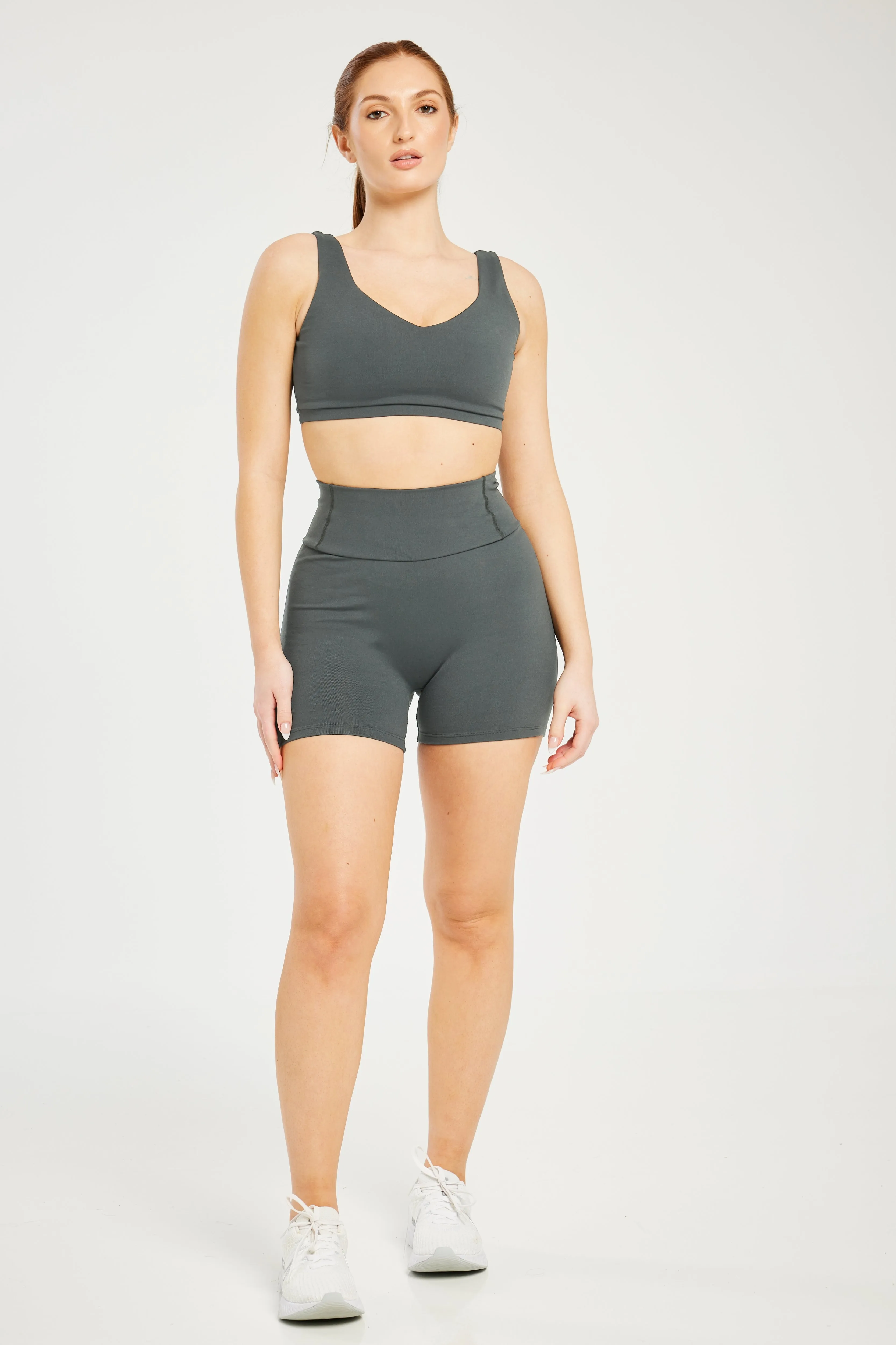 Super Stretch Sculpting Bike Shorts Dark Grey (FINAL SALE)