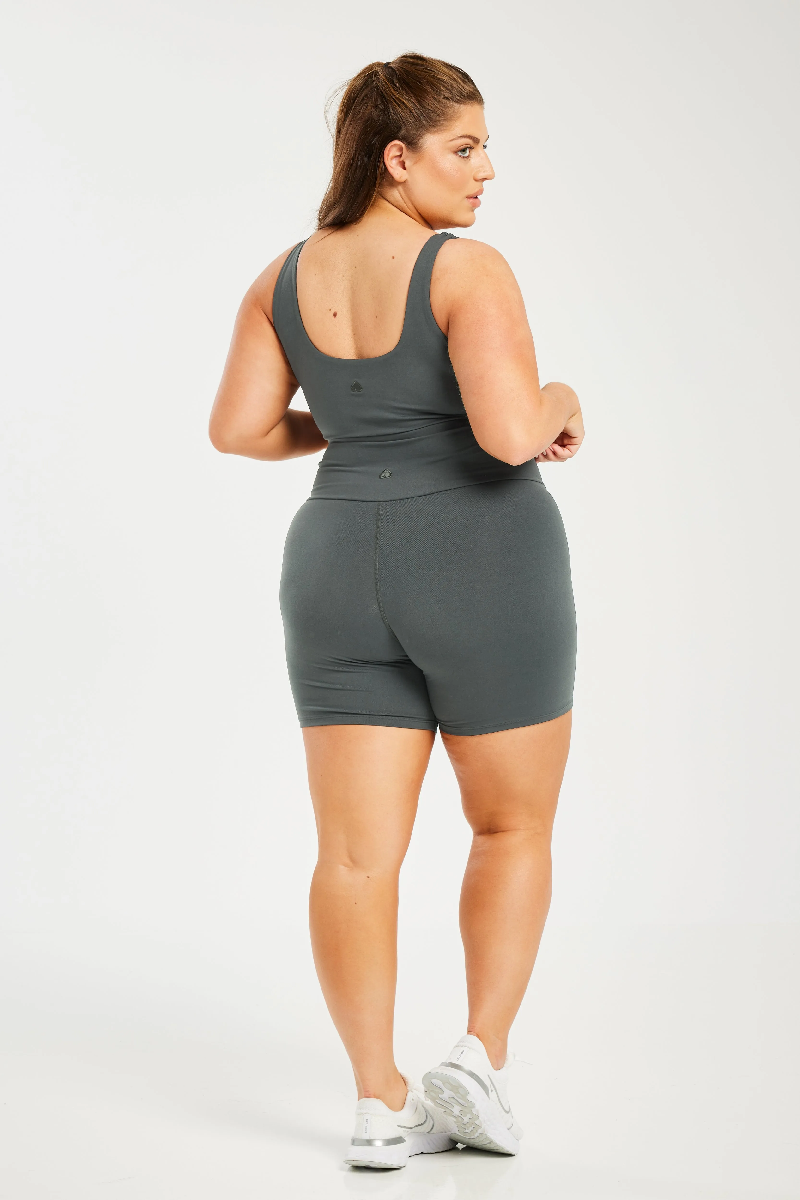 Super Stretch Sculpting Bike Shorts Dark Grey (FINAL SALE)