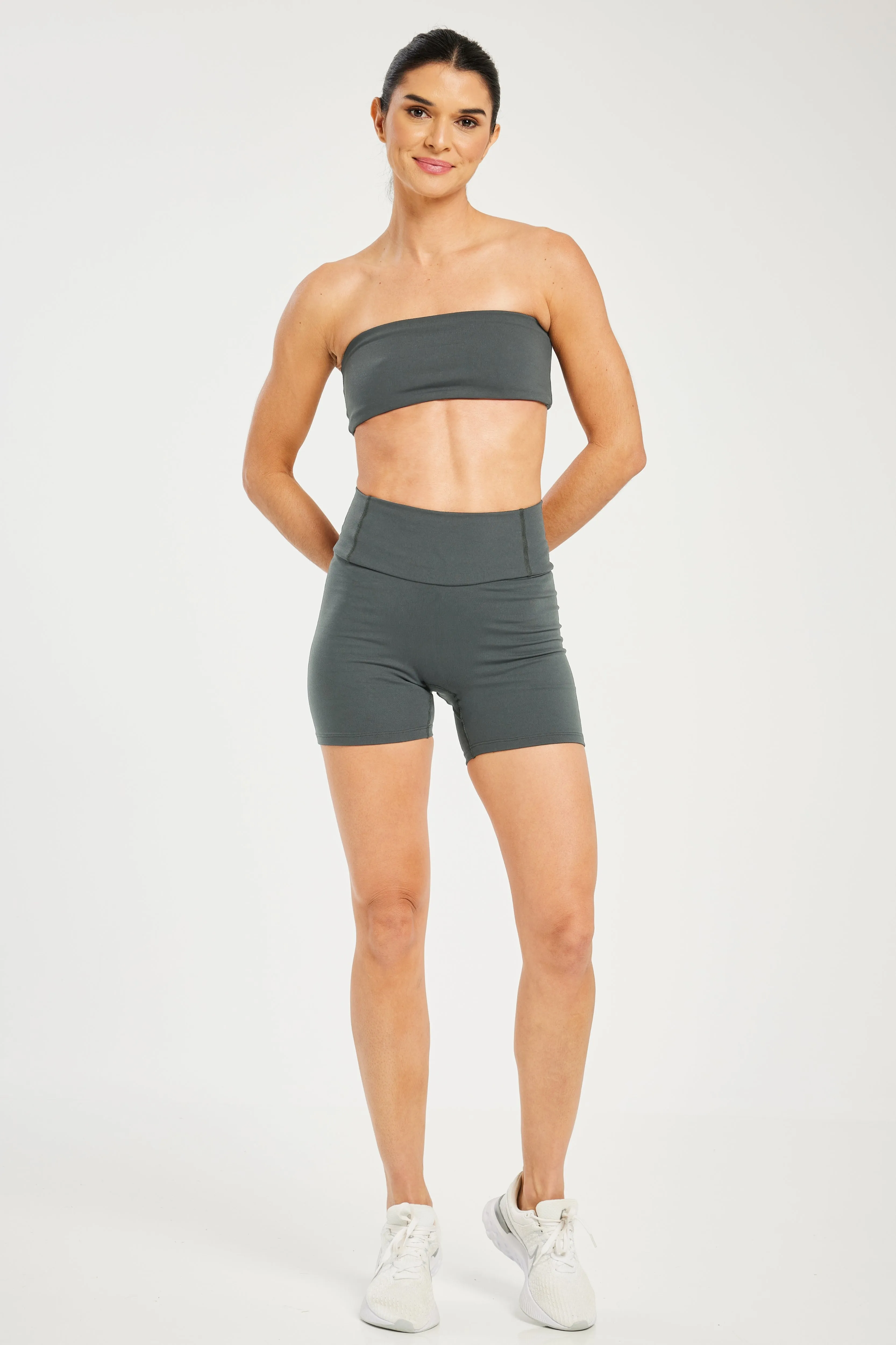 Super Stretch Sculpting Bike Shorts Dark Grey (FINAL SALE)