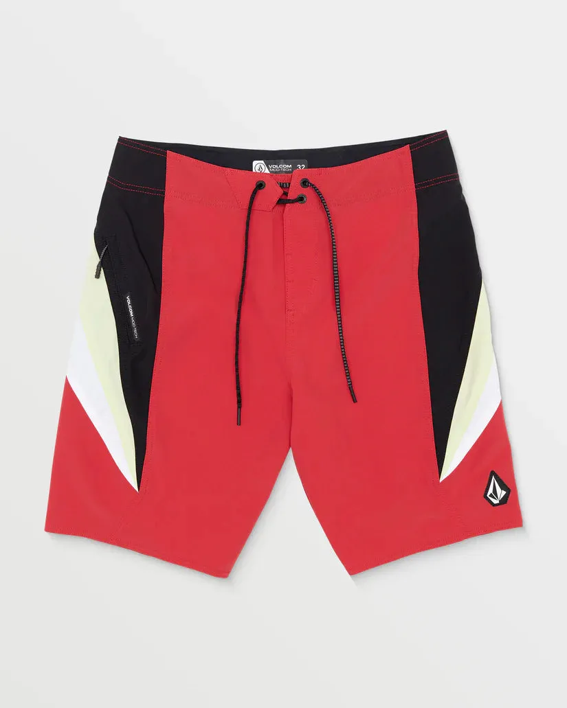Surf Vitals J Robinson Mod 20" Boardshort - Ribbon Red (RNR)