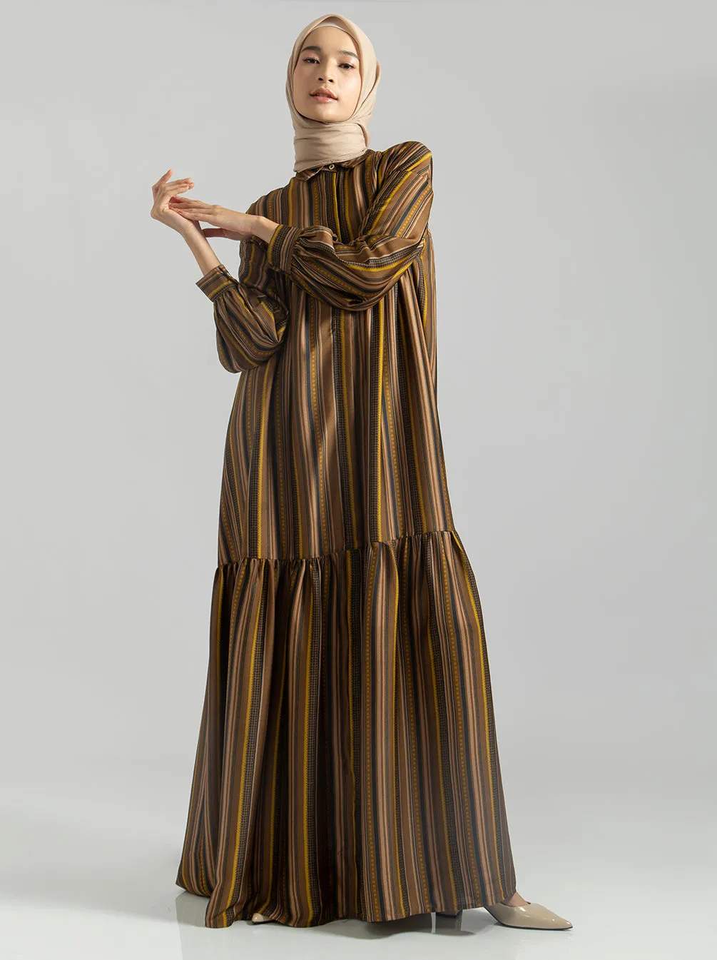 SYLVIA DRESS HAZEL FRENCH