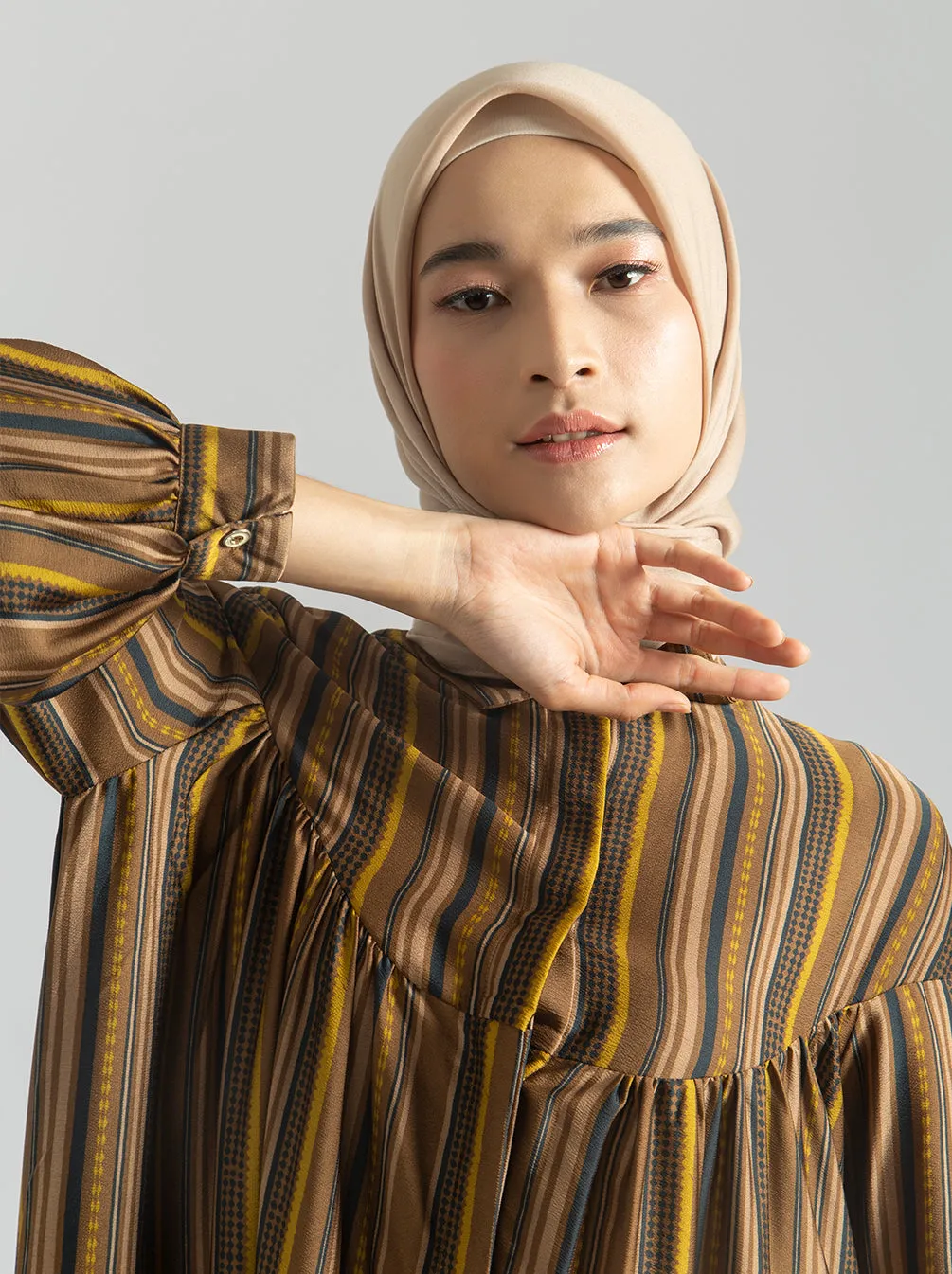 SYLVIA DRESS HAZEL FRENCH