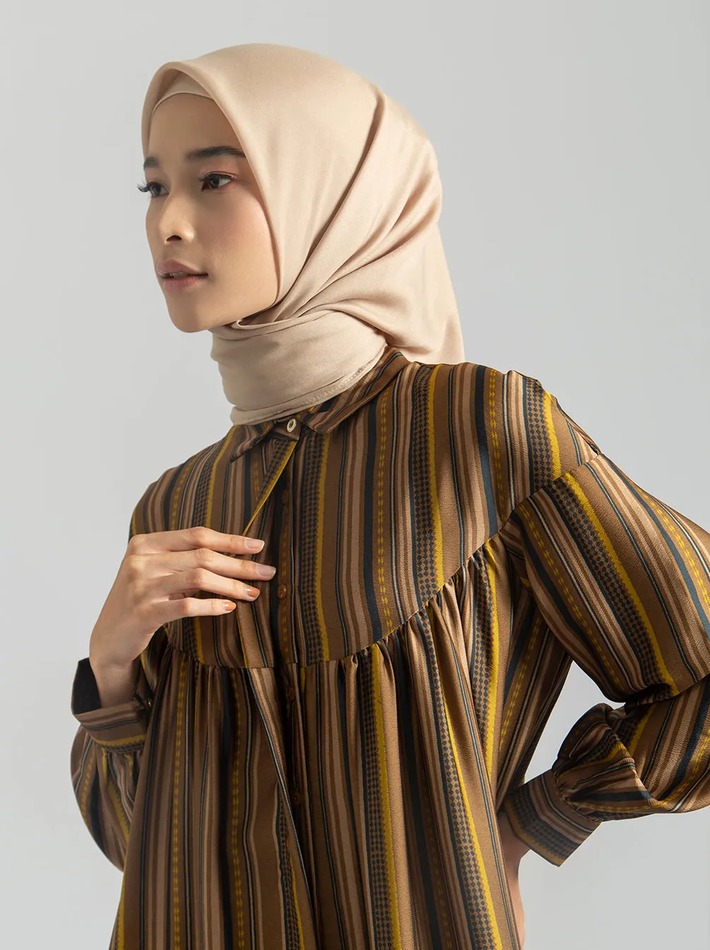 SYLVIA DRESS HAZEL FRENCH