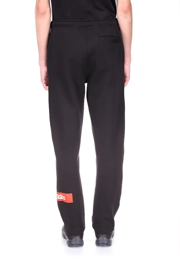 TAPED SOFT JOGGER - BLACK