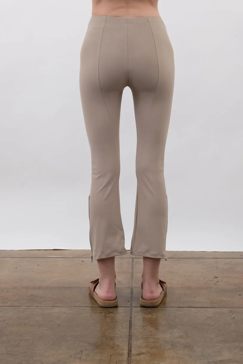 Tech Stretch Cropped Side Zip Legging - MITRA