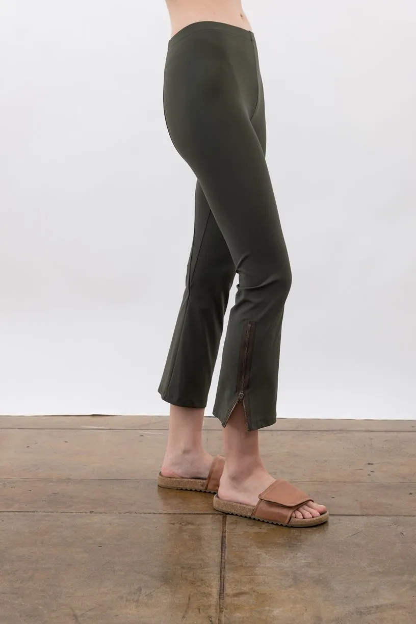 Tech Stretch Cropped Side Zip Legging - MITRA