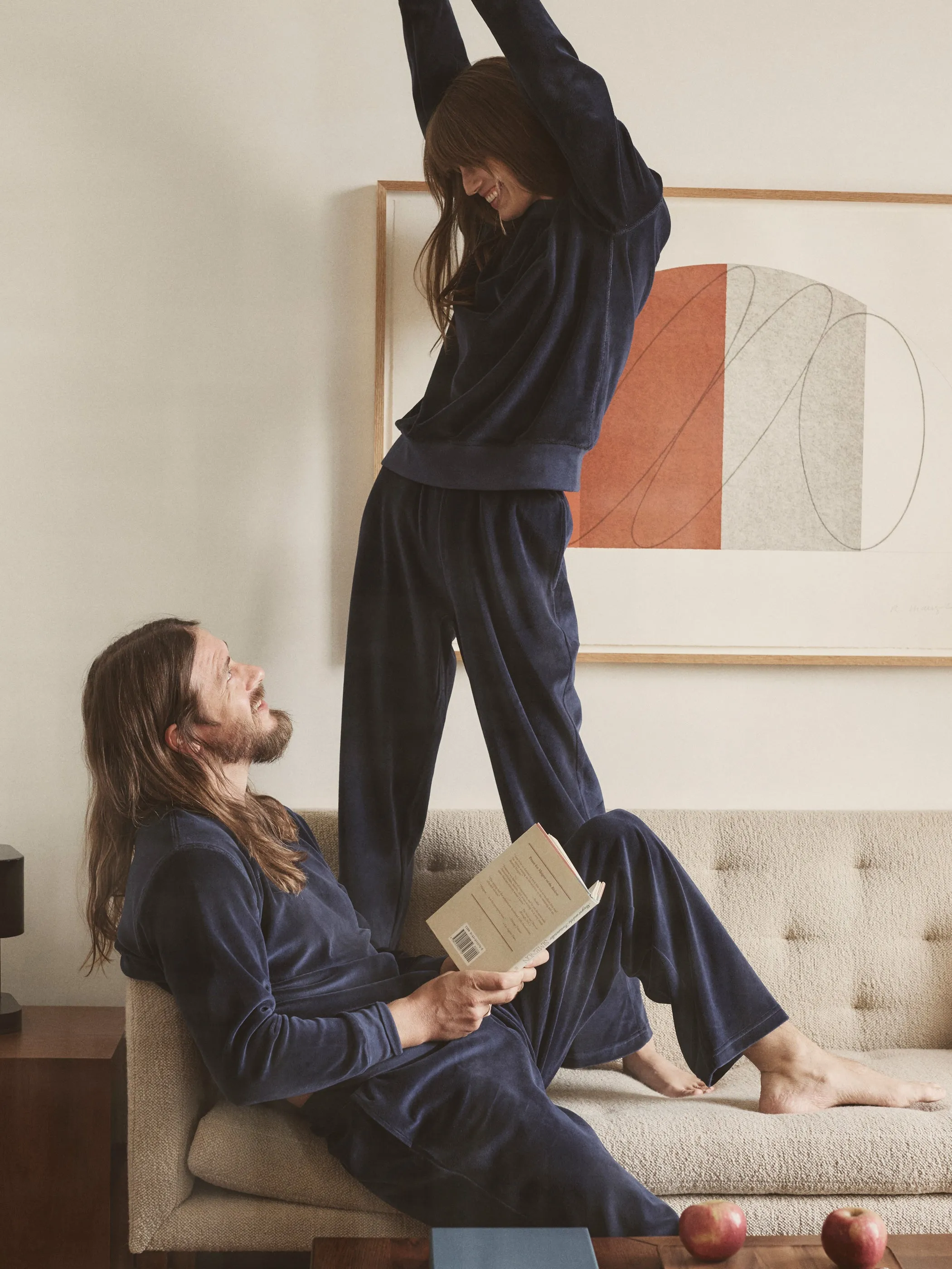The Anytime Unisex Trackpants in Velour