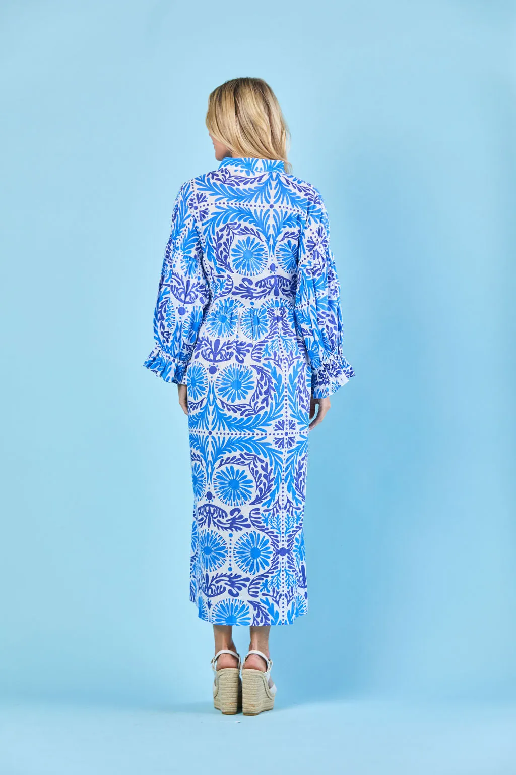 The Every Body Dress in Navy Jardin